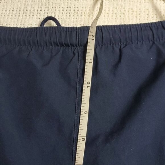 Nike Blue Logo Cinched Lined Sz. XL Swim Trunks w Pockets - Picture 2 of 12